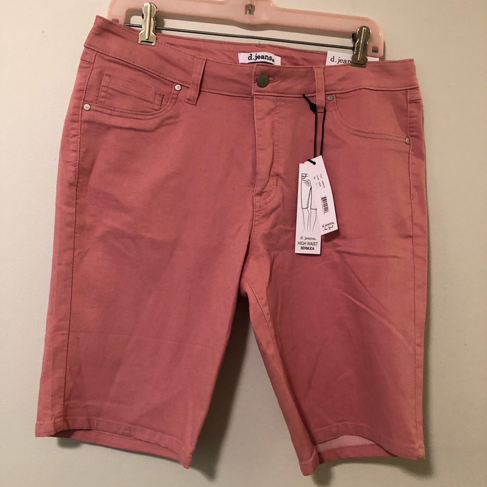 d. jeans Rose Pink Denim Shorts